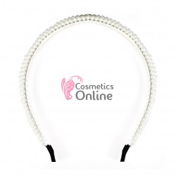 Bentita pentru par cu perle Cod W014 Albe